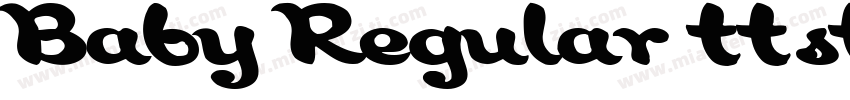 Baby Regular ttstd字体转换